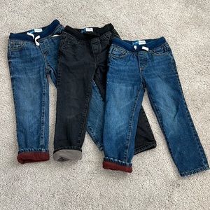 Fleece Lined Jeans Boys Size 5T